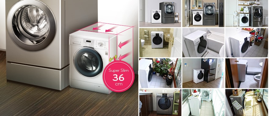 Slim deals washer dryer